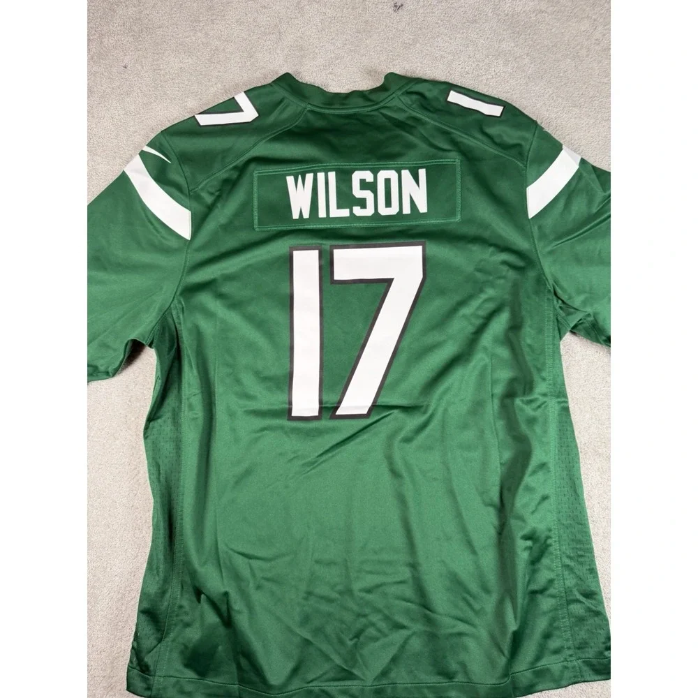 New York Jets Garrett Wilson #17 Nike Player Game Jersey, Green, 2XL, NWT